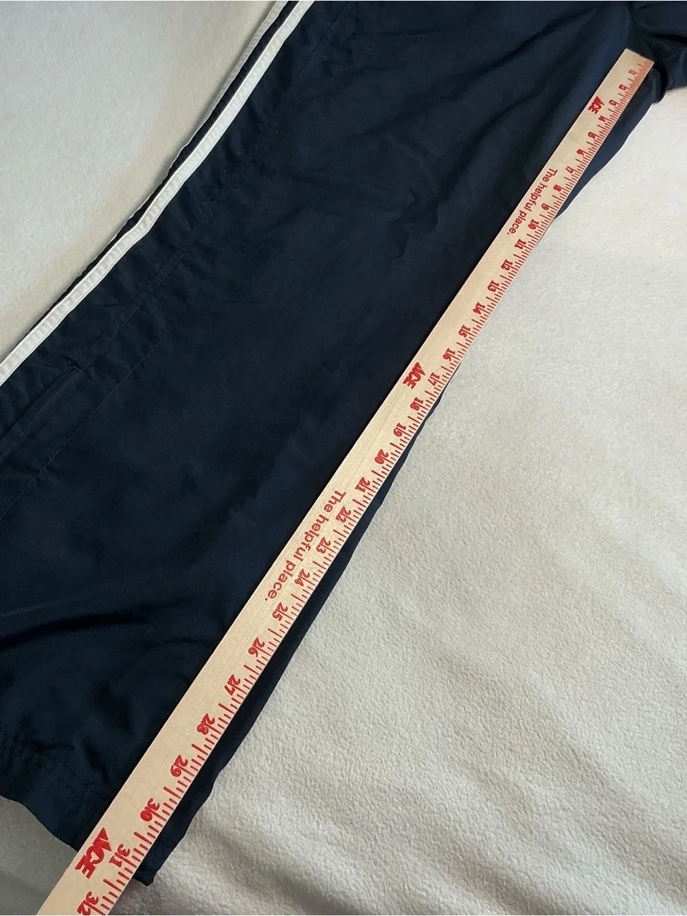 adidas Men's Clima365 Track Pants Navy Blue 3-Stripe Mesh Lined large